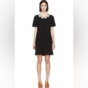 Chloe Black Shift Dress Size 40